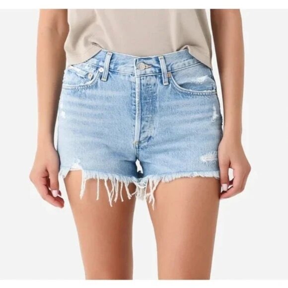 AGOLDE Parker Vintage Cut Off Shorts in Swapmeet Wash Size 34 NWT $138
